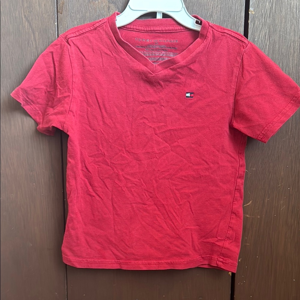 Tommy Hilfiger Red Short Sleeve Tee